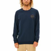 Sweaters uden Hætte til Mænd Rip Curl Re Entry Crew Marineblå M