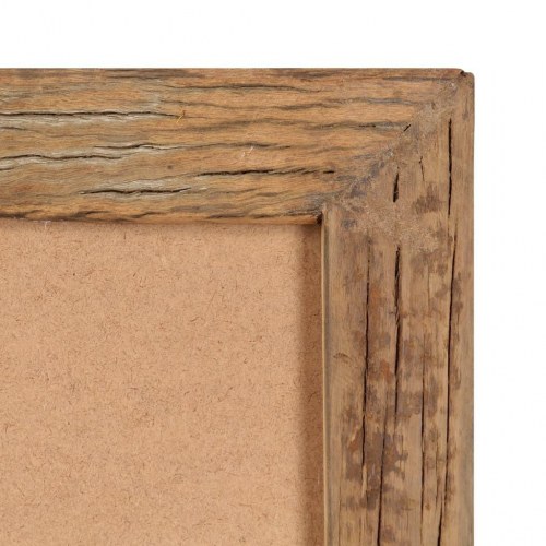 Billedrammer 2 stk. 23x28 cm massivt genbrugstræ og glas