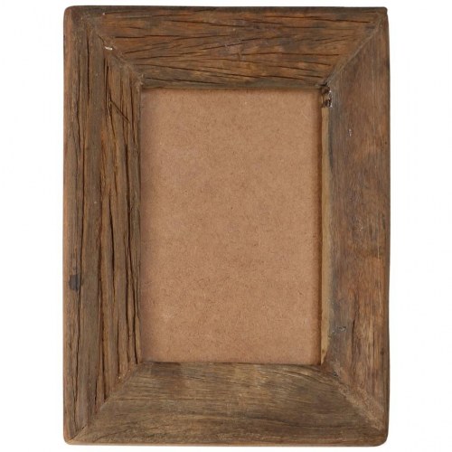Billedrammer 2 stk. 23x28 cm massivt genbrugstræ og glas