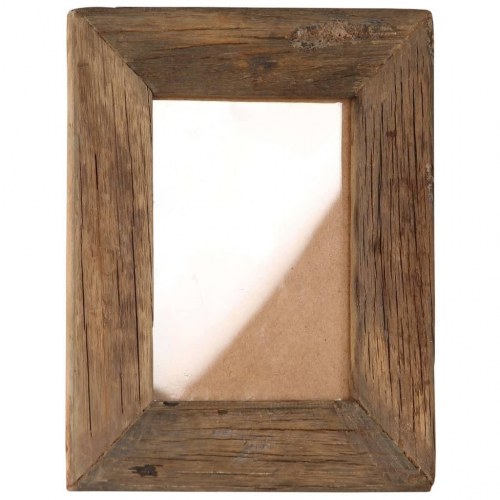Billedrammer 2 stk. 23x28 cm massivt genbrugstræ og glas