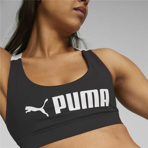 Sports-BH Puma Sort Hvid Multifarvet XS