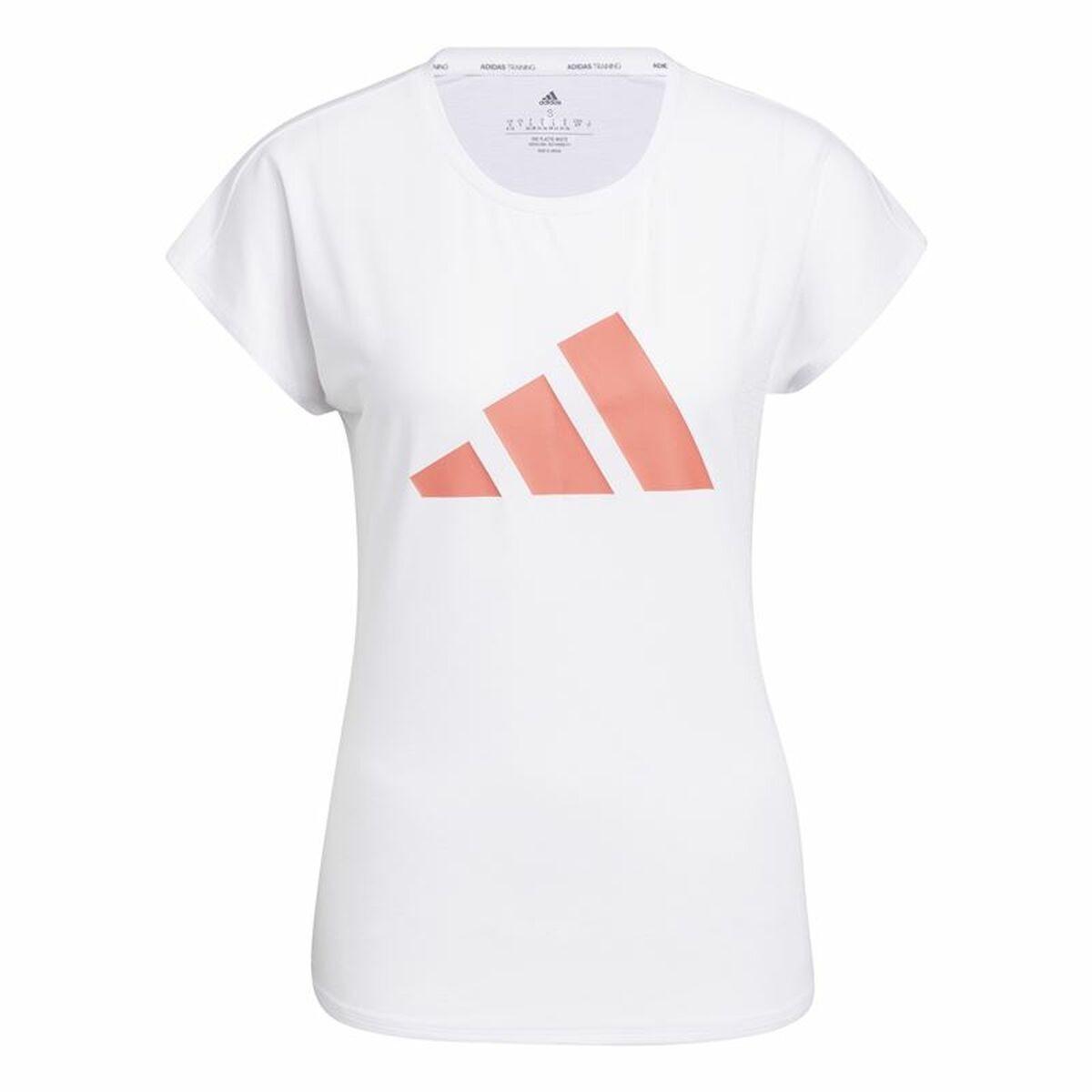 Kortærmet T-shirt til Kvinder Adidas Training 3B Hvid L