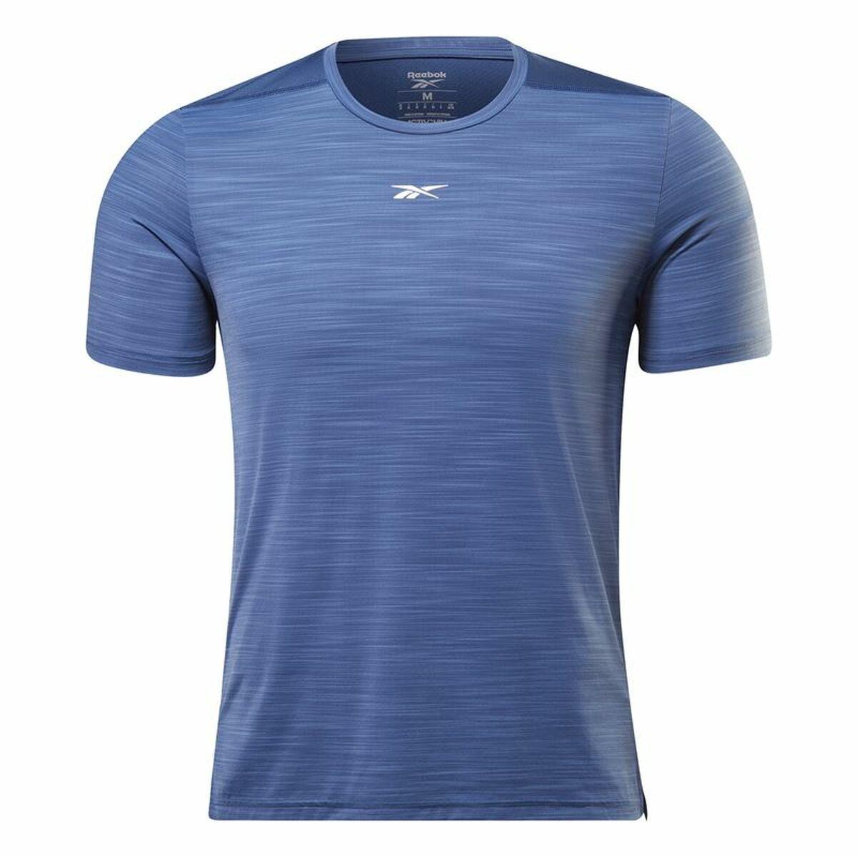 Kortærmet T-shirt til Mænd Reebok Tech Style Activchill Move Blå L