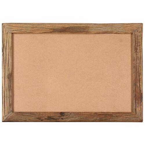 Billedrammer 2 stk. 40x50 cm massivt genbrugstræ og glas