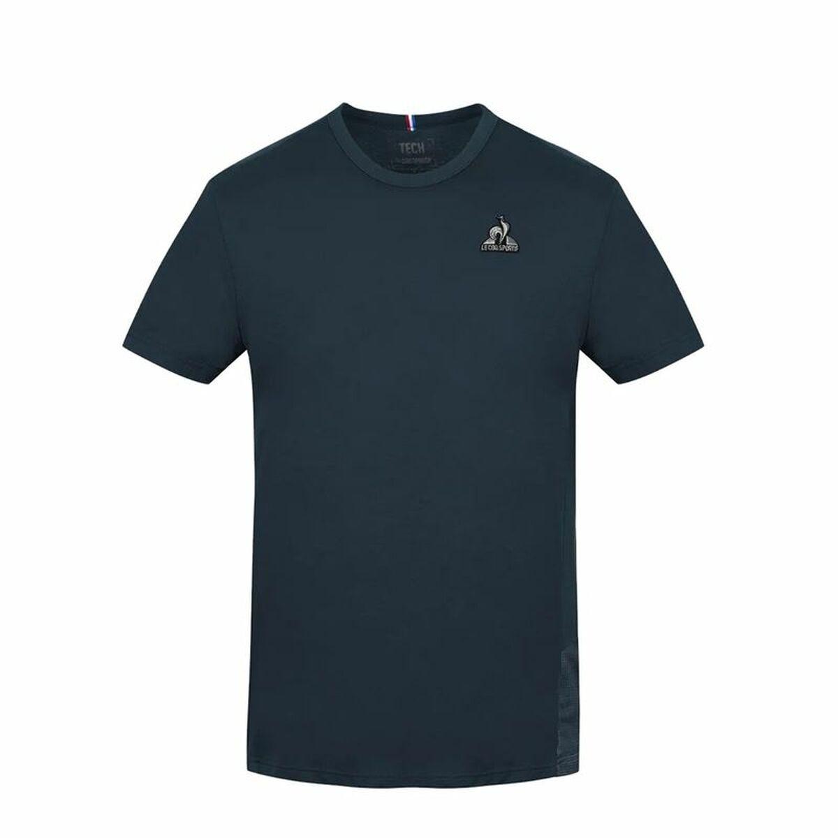 Kortærmet T-shirt til Mænd Le coq sportif Tech Sort XL