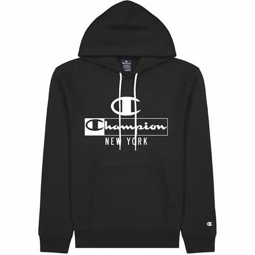 Hættetrøje til Mænd Champion Sort 2XL