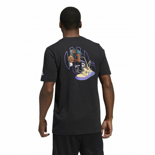 Adidas James Harden Graphic T-shirt til mænd, sort - S