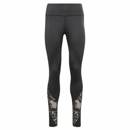 Sport leggings til kvinder Reebok Sort M