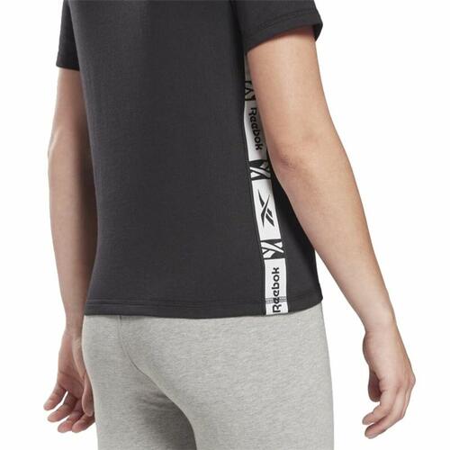 Kortærmet T-shirt til Kvinder Reebok Tape Pack Sort L