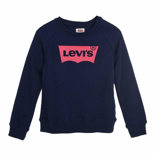 Sweatshirt til Børn Levi's Marineblå 14 år