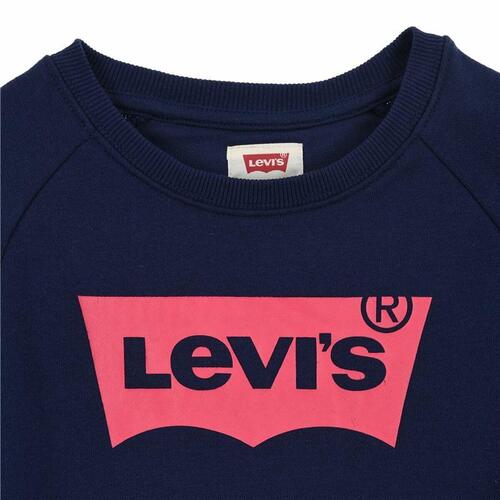 Sweatshirt til Børn Levi's Marineblå 14 år
