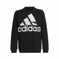 Sweaters uden Hætte til Børn Adidas Sweat Logo Sort 7-8 år