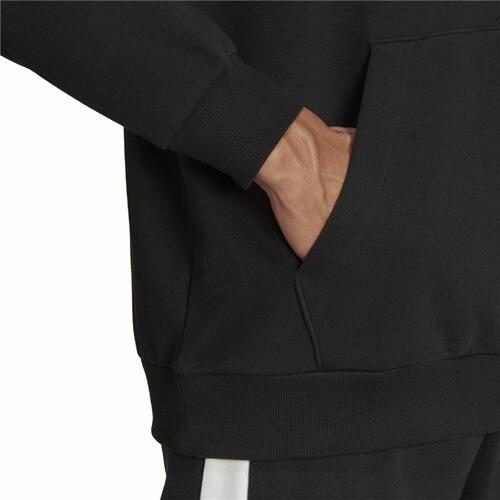 Hættetrøje til Mænd Adidas Essentials Feelcomfy Sort 2XL