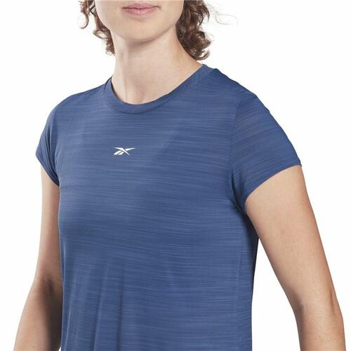 Kortærmet T-shirt til Kvinder Reebok Workout Ready Mørkeblå L