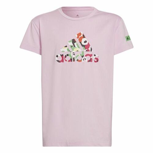 Børne Kortærmet T-shirt Adidas x Marimekko Pink 9-10 år