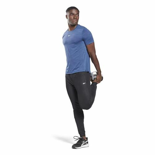 Kortærmet T-shirt til Mænd Reebok Tech Style Activchill Move Blå XL