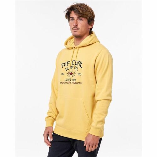 Hættetrøje til Mænd Rip Curl Radiate Gul XL