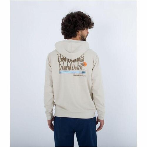 Hættetrøje til Mænd Hurley Beige XL