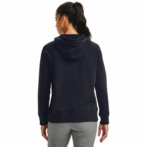 Hættetrøje til Kvinde Under Armour Rival Fleece Marineblå XS