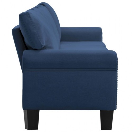 5-personers sofa stof blå