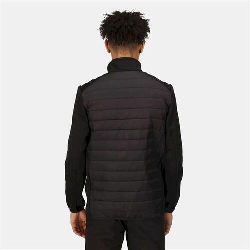 Sportsjakke til Mænd Regatta Clumber III Hybrid Sort 2XL