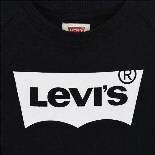 Sweatshirt til Børn Levi's Sort 12 år