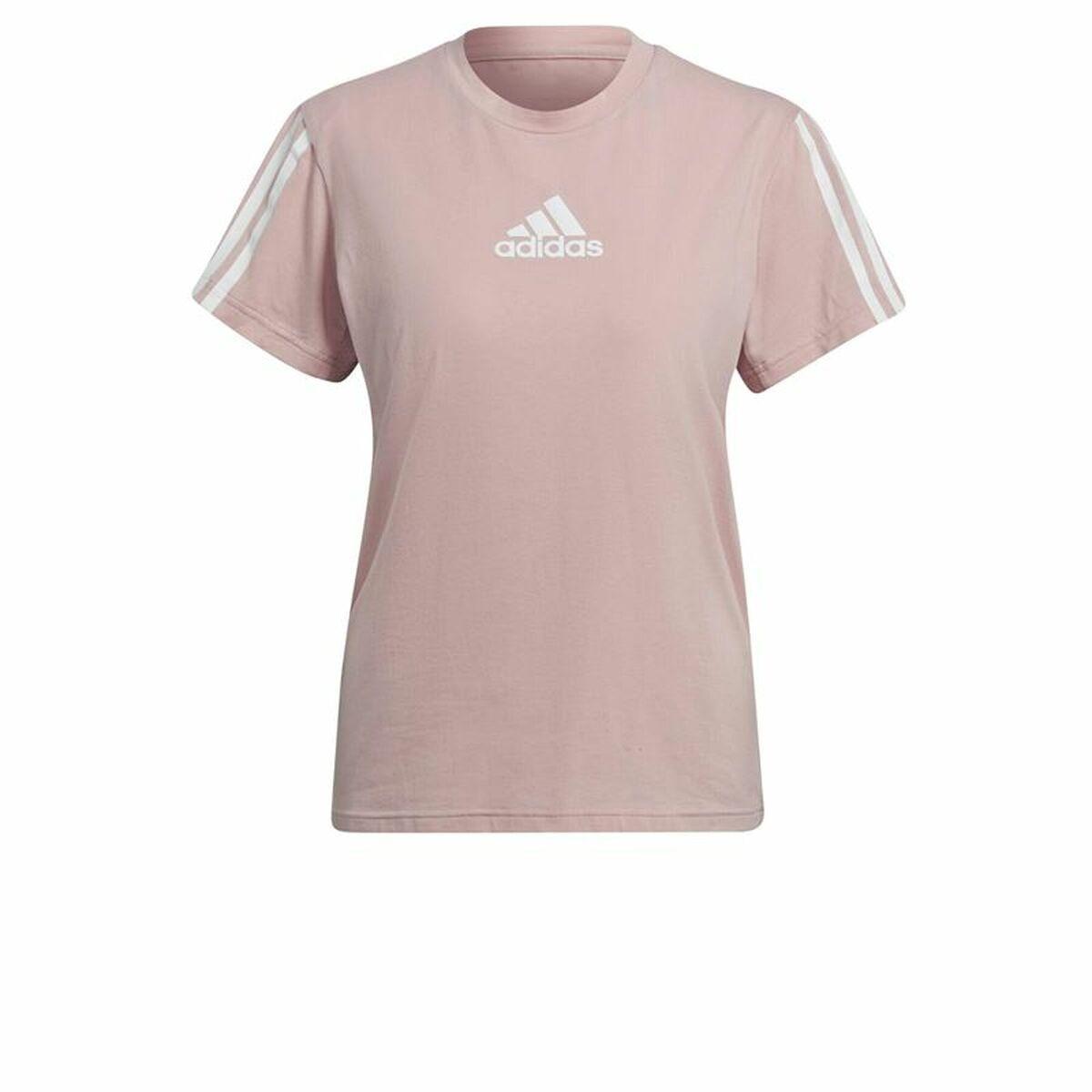 Kortærmet T-shirt til Kvinder Adidas Aeroready Made for Training Pink L