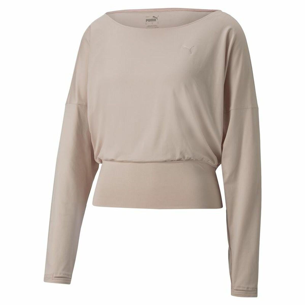 Puma Studio Yogini Lite sweatshirt til kvinder - laksefarvet, str. L
