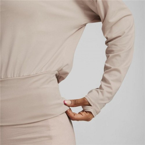 Puma Studio Yogini Lite sweatshirt til kvinder - laksefarvet, str. L