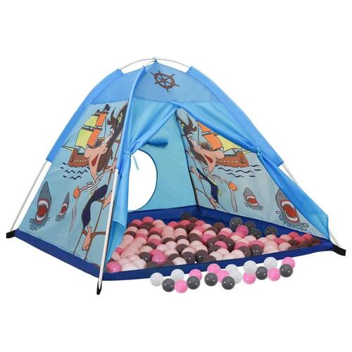 Legetelt til børn med 250 bolde 120x120x90 cm