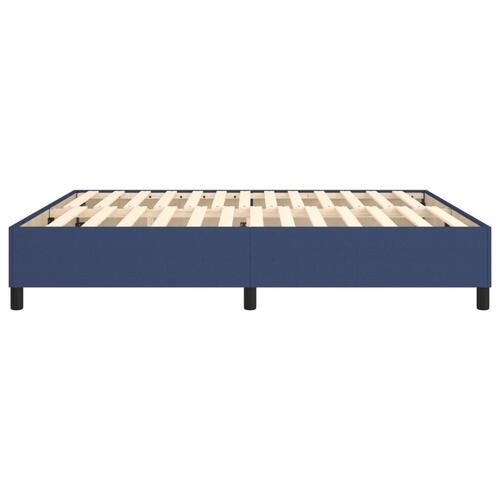 Sengeramme uden madras 160x200 cm stof blå