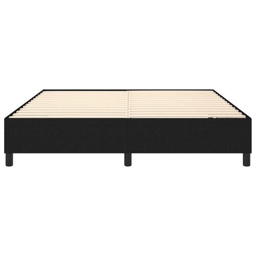 Sengeramme uden madras 180x200 cm stof sort