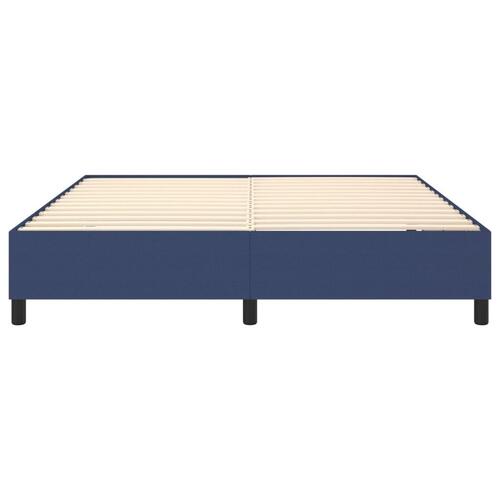 Sengeramme uden madras 180x200 cm stof blå