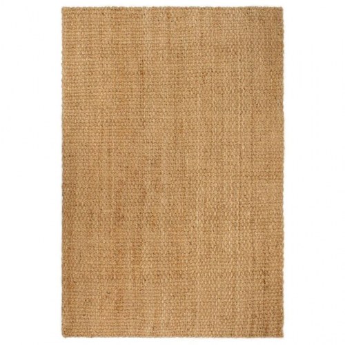 Gulvtæppe 200x300 cm rektangulært jute naturfarvet