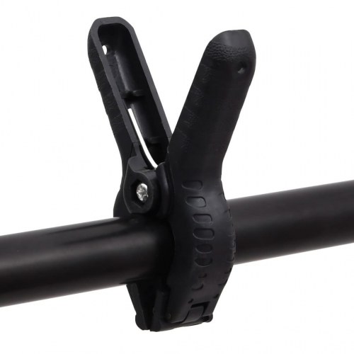 T-formet baggrundsstativ 201 × 60 × 70-200 cm - sort
