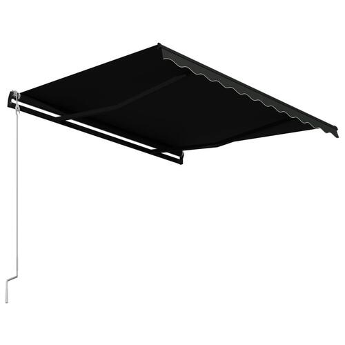 Foldemarkise automatisk betjening 300 x 250 cm antracitgrå