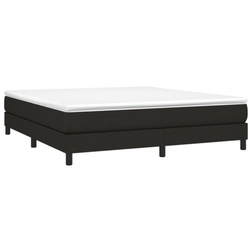 Boxspring sengeramme 180×200 cm i sort stof