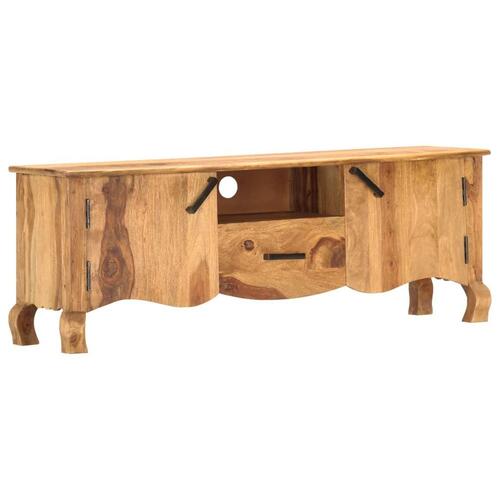 Tv-skab 115 x 30 x 42 cm massivt sheeshamtræ