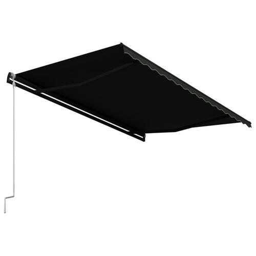 Automatisk foldemarkise 450 x 300 cm antracitgrå