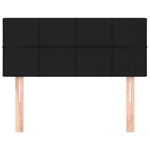 Sengegavl 80x5x78/88 cm stof sort
