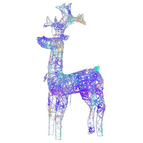 Julerensdyr 2 stk. 60x16x100 cm akryl