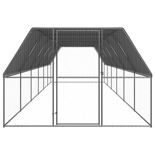 Hønsegård 3x12x2 m galvaniseret stål