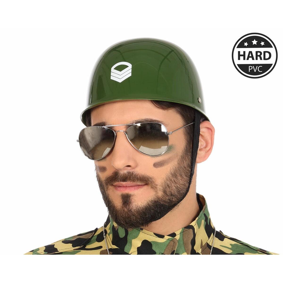 Hjelm Stiv Grøn Camouflage