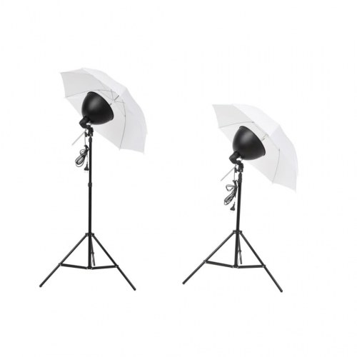 Fotostudiesæt med lampesæt og baggrunde