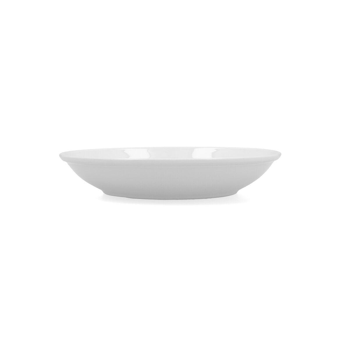 Bidasoa Glacial Coupe dyb tallerken, keramik, hvid 21 cm - 6 stk.
