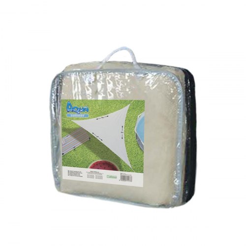 Trekantet markise/solsejl 5 × 5 × 5 m - grå