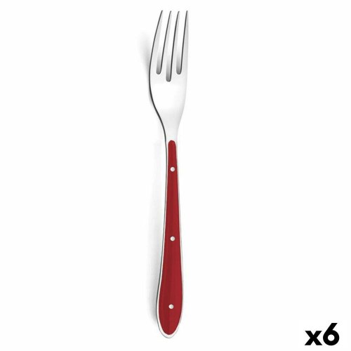 Amefa Bistro 1-2-3 bordgaffel, to-farvet, 20,7 cm - 6 stk.