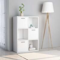 Kontorreol 60x29,5x90 cm konstrueret træ hvid