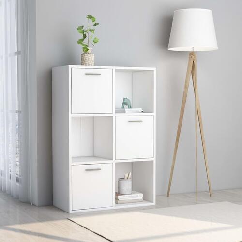 Kontorreol 60x29,5x90 cm konstrueret træ hvid