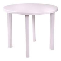 Spisebord Hvid Udvendig Cirkulær